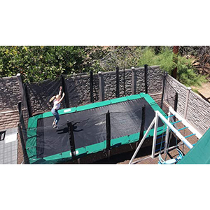 Zoshine Trẻ Em Nhảy 6x9ft Hình Chữ Nhật <span class=keywords><strong>Trampoline</strong></span> Nhảy Bungee <span class=keywords><strong>Trampoline</strong></span> Hình Chữ Nhật Với Mạng Lưới An Toàn - Product Image 1