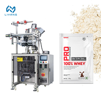 Máquina Automática para Envasar Sobres de Polvo, 10g 20g, Suplemento Nutracéutico, Proteína en Polvo, Máquina Llenadora de Sobres de Polvo Fino