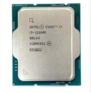 New for I3 12100F 3.3 GHz 4-core 8-thread Desktop CPU <strong>Processor</strong> with 3-Year Warranty - Product Image 1