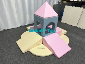 Set di <span class=keywords><strong>Giochi</strong></span> Morbidi per Bambini, Pacchetto <span class=keywords><strong>Giochi</strong></span> Morbidi Bianco e Rosa, Set per <span class=keywords><strong>Parco</strong></span> <span class=keywords><strong>Giochi</strong></span> Morbido per Interni ed Esterni - Product Image 6