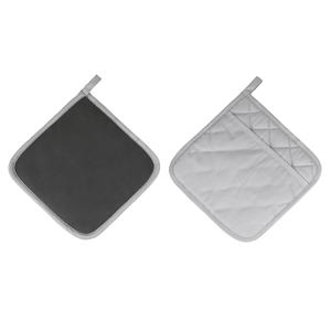 Porte-plat antidérapant gris matelassé résistant à la chaleur pour la cuisine - Product Image 1