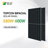 Panneaux solaires N-Type 580W 590W 600W à double vitrage pour panneaux mono TOPCON 1000W – Prix compétitifs