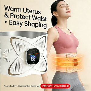 Portable EMS Waist Care Device Heated <b>Massage</b> Belt Personal Care Equipment - Product Image 3