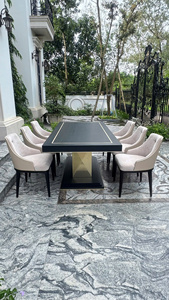 Base de table à manger moderne avec design géométrique pour meubles de maison, prix de gros du Vietnam - Product Image 1
