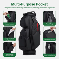 PRIMUS GOLF Großhandel Luxus Golfbag Für Herren, Wasserdichte Golf-Cartbag Aus Leder Mit Vollständigen 14 Fächern