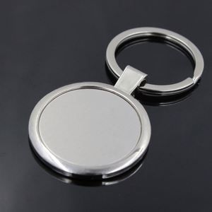 Porte-clés vierge en acier inoxydable pour sublimation, personnalisable avec logo, pour promotion automobile ou comme cadeau promotionnel - Product Image 5