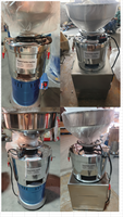 Machine à pâte de sésame industrielle Horus, moulin à tahini commercial motorisé pour la restauration, les usines d'assaisonnements et les boulangeries