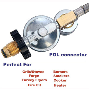 Regulador de butano para churrasco, 0-20 psi, grelha <span class=keywords><strong>lpg</strong></span>, com mangueira