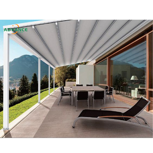 Toldo Retráctil Motorizado para Exteriores, Pérgola Resistente al Viento <span class=keywords><strong>con</strong></span> Acabado de Lona Acrílica 100% Teñida en Solución - Product Image 4