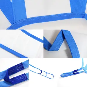 Disposable Non-woven U-shaped Toileting Commode Medical Lift Sling And Harness High Back Support SWL 450 LBS