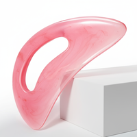 Outil de massage en résine pour drainage lymphatique Gua Sha – Grattoir anti-cellulite pour le visage et le corps, sculpture des tissus profonds et soulagement des grands muscles