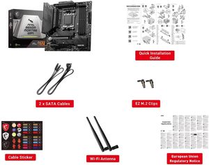 UNTUK MSI MAG B650M Mortar WiFi Gaming Motherboard AMD untuk Ryzen 9000/8000/7000 seri prosesor PCIe 4.0 <span class=keywords><strong>M</strong></span>.<span class=keywords><strong>2</strong></span> Slot SATA 3.<span class=keywords><strong>2</strong></span> - Product Image 2
