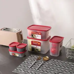 Kunststoff Müsli Küche Lebensmittel behälter Kühlschrank Box luftdicht wasserdicht trockene Lebensmittel Vorrats behälter