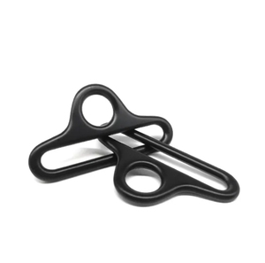 Chất Lượng Cao Kim Loại 38Mm Tri Trượt Điều Chỉnh Dây Đeo Khóa Dog Xoay Snap Móc Thang Khóa Thanh Trượt Khóa Cho Các Bộ Phận Túi - Product Image 2