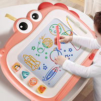 Tablette d'écriture magnétique et tableau de dessin pour enfants - Jouet pour garçons et filles - Utilisation à domicile - Plastique coloré