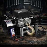 Cabrestante Eléctrico de Gran Venta 12V 24V 4x4 para Rescate Todoterreno y Tracción