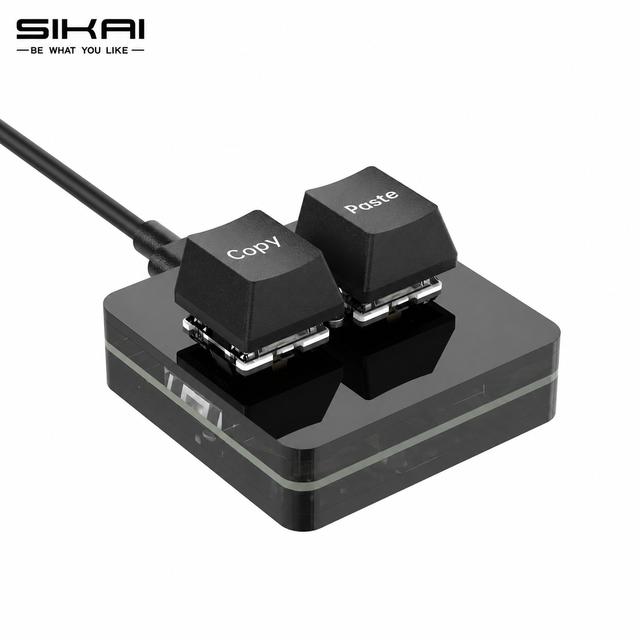 Outemu Mechanical Mini Programmable RGB Backlit USB Keyboard with 2/3/4/6 Macro Keys and New Case for Desktop Application