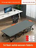 Mini Modernes Klappbett für Büro, Zuhause und Camping, Tragbares Einzelbett mit Metall- und Stoffkonstruktion YIXUN YX-1005