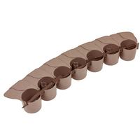Nouveau pas cher maison jardin treillis et bordure clôture plastique bûche pelouse bordure décor traité sous pression bois Type Nature Composite