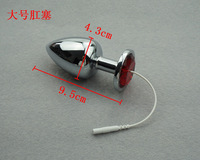 Plug anal électrique en acier inoxydable, dilatateur anal, stimulation par vibration de la chambre postérieure, jouet sexuel pour adultes
