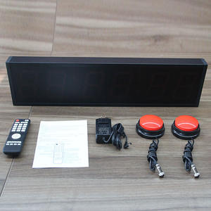 Cronómetro Digital CHEETIE de 6 Pulgadas, de Aleación de Aluminio Rojo, Cronómetro Grande con Temporizador de Cuenta Regresiva, Portátil, con Cable, Botón de Inicio/Parada/Reinicio - Product Image 2