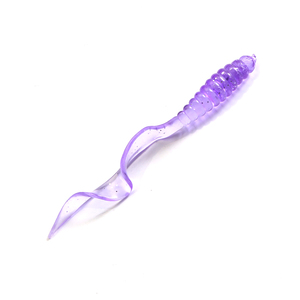 Multi colores <span class=keywords><strong>gusano</strong></span> cebos rizado cola <span class=keywords><strong>de</strong></span> Señuelos <span class=keywords><strong>de</strong></span> Pesca <span class=keywords><strong>de</strong></span> plástico - Product Image 1