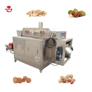 Fabricante automático de torrador de amendoim para pequenas porcas, máquina para torrar nozes, preço comercial