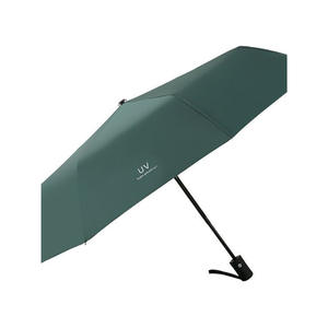Parapluie pliant entièrement automatique anti-UV, 8 baleines, armature en fibre de verre, ouverture automatique par bouton, idéal pour le voyage, soleil et pluie - Product Image 5