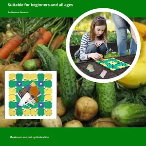 Vente chaude <span class=keywords><strong>carré</strong></span> épissage jardin jardinage planche de plantation outil d'espacement des graines de légumes modèle de semis de jardin peut être vendu plancher - Product Image 5