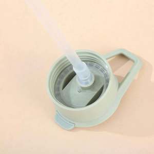 Botella de Agua Deportiva de Vidrio con Diseño Único y Motivacional, con Pajita, Libre de BPA, con Temporizador, Funda Protectora de Silicona, Apta para Lavavajillas - Product Image 6