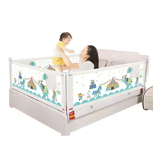 Barrière de sécurité pour lit de bébé, haute qualité, réglable, respirant, pour le sommeil des enfants