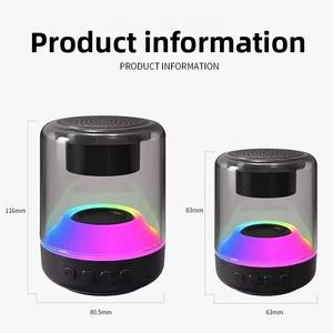 Altavoz <span class=keywords><strong>Subwoofer</strong></span> LED RGB Pequeño YD-88/YD-66 - Sonido Potente, Altavoces Dobles Portátiles, Compatible con Tarjeta de Memoria, para Fitness - Product Image 4