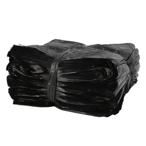 Produksi pabrik profesional kantong sampah rumah tangga, kantong sampah gulung 45*50cm, 2.5g, kantong sampah mulut datar