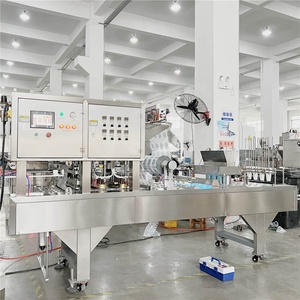 Cốc Tự động Rửa điền niêm phong máy nước giải khát Juice cốc nước làm đầy và niêm phong máy sữa chua cốc máy đóng gói - Product Image 5