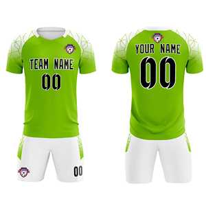 Yetişkinler/Çocuklar İçin Özel Yeşil Klasik Futbol Antrenman Takımları Forması - Product Image 2