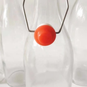 Botella de Vidrio Transparente <span class=keywords><strong>Bormioli</strong></span> <span class=keywords><strong>Rocco</strong></span> Giara con Tapón, 8oz, 16oz, 24oz, 32oz - Product Image 4