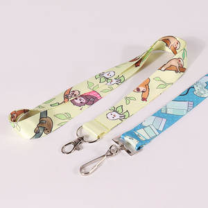 Azul amarillo Color lindo Anime dibujos animados Animal Logo llavero gancho cordón personalizado - Product Image 2