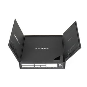 Cajas de Regalo de Cartón con Forma de Donut, Cajas de Embalaje de Productos Biodegradables Personalizadas con Doble Puerta y Logotipo Crown Win - Product Image 2