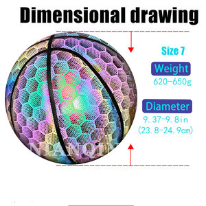 Ballon de <span class=keywords><strong>basket</strong></span>-ball adulte personnalisé de haute qualité, anti-explosion, résistant à l'usure et à bonne étanchéité à l'air, brillant - Product Image 5