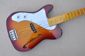 Flyoung Ash Solid Body Elektrische Basgitaar 4-snarige Elektrische Basgitaar Linkshandige Basgitaar - Product Image 2