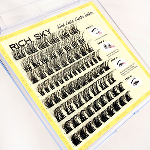 Boucles en laine <span class=keywords><strong>Manga</strong></span> Diy Lashes Long Cluster Lashes Lash Grappes individuelles - Product Image 4