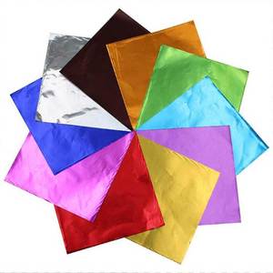 Emballages de <span class=keywords><strong>chocolat</strong></span> carrés et colorés / Papier <span class=keywords><strong>d</strong></span>'emballage pour barres <span class=keywords><strong>chocolat</strong></span>ées en aluminium personnalisé pour Noël, pour bonbons - Product Image 2