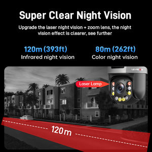 Cámara de Seguridad Inalámbrica PTZ LS VISION ICSEE 3K 6MP para Exteriores, con Doble Lente, <span class=keywords><strong>Zoom</strong></span> <span class=keywords><strong>50X</strong></span>, Impermeable, con Audio Bidireccional, Visión Nocturna e IP66 - Product Image 6