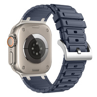 Bracelet en silicone pour Apple Watch pour Apple Ultra 4 49 mm, bracelet pour Apple Watch 44 45 46 49 mm