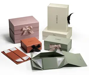Clothing Perfume Jewelry Skincare Cosmetic Hair Gift Foldable Kraft Corrugated Paper Packaging Boxes