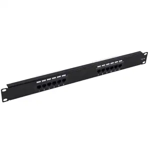 LY-PP5-02 CAT5E/CAT6 12 Ports panneau de brassage UTP PATCH PANEL