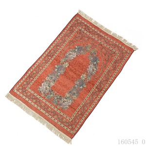 Alfombra de oración islámica de viaje, lavable y plegable, de chenilla tejida OEM, poliéster, para musulmanes, dropshipping/stock disponible, venta al por mayor - Product Image 5