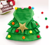 Joyeux Noël : Costume de Père Noël pour chiot, vêtements d'été et d'hiver pour animaux de compagnie, cape, châle pour chien