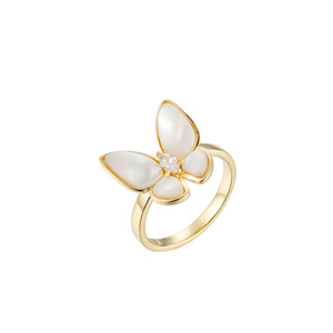 Butterfly Jewelry Set Zinc Alloy Party Fashion Accessories Elegant Seashell Design - Product Image 5