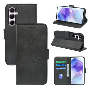 Flip avant avec porte-cartes en cuir PU portefeuille couverture de téléphone pour <span class=keywords><strong>Samsung</strong></span> Galaxy A36 A35 A17 A07 - Product Image 2